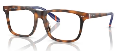 Lente demo óculos POLO RALPH LAUREN PH2270U 54-18-145 Havana vermelha brilhante com estojo - Imagem 1 de 4