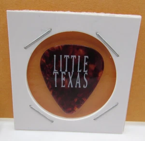 Vintage Little Texas Brown Faux Tortoise Guitar Pick - 1993 Tour - Bild 1 von 2
