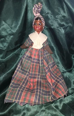Handpainted Jamaican Caribbean Ethnic Doll - Image 1 of 4