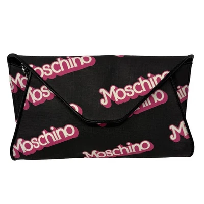 Bolso de hombro/bolso de mano Moschino rosa y negro Barbie Foto 1 de 4