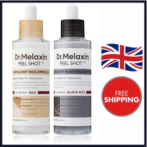 Dr. Melaxin Rice Ampoule Peel Shot Glow Exfoliant White/Black Rice - Picture 1 of 7