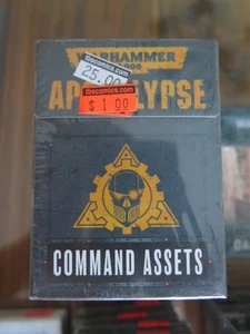 WARHAMMER 40K 40,000 APOCALYPSE COMMAND ASSETS DATASHEET CARDS NEW IN BOX SEALED - Picture 1 of 1