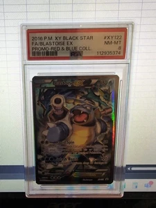 Pokémon TCG - PSA 8 Blastoise EX XY122 Black Star Promo - RARE 2016 Promo - Picture 1 of 2