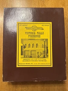 HO SCALE MAGNUSON MODELS - "VICTORIA FALLS FIREHOUSE" BAUSATZ #439-547 - Bild 1 von 6