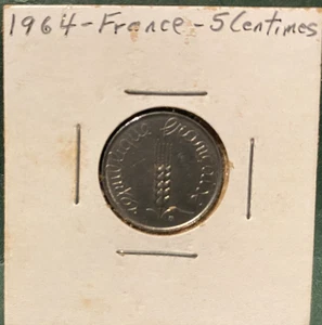 FRANKREICH, 1964, 5 Centimes, Münze, zirkuliert - Bild 1 von 4