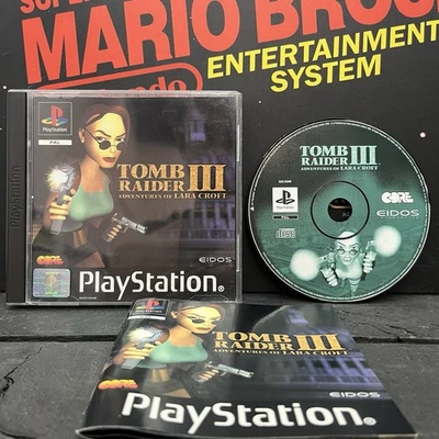 Tomb Raider 3 Advetures Of Lara Croft W.Manual PS1 VGC TESTED FREE POSTAGE - Image 1 of 4