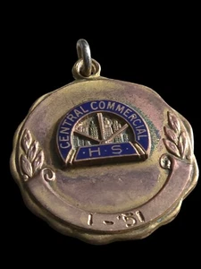 Vintage Central Commercial High School Anhänger - Bild 1 von 2