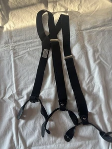 Schwarze Hook & Button Lucho "The Worlds Finest" Hosenträger �� - Bild 1 von 4