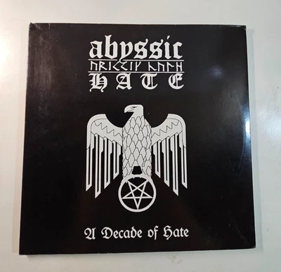 Abyssic Hate - A Decade Of Hate DLP ( Wigrid Judas Iscariot Xasthur ) DSBM US FS Foto 1 de 4