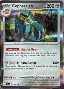 Copperajah Holo Rare - 042/064 - Shrouded Fable Pokemon 2024 - Picture 1 of 1