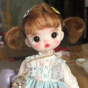 Mini Girl Doll Toy Kids Best Gift 16cm Height Doll with Removable Clothes Wigs - Picture 1 of 5