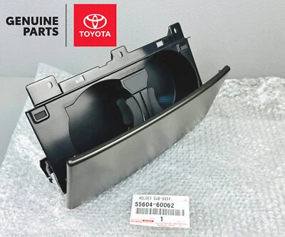 55604-60062 GENUINO TOYOTA Land Cruiser Portavasos, Panel de Instrumentos Taza Nuevo OEM Foto 1 de 4