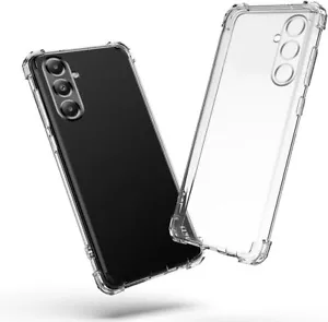 For Samsung Galaxy A05s /5G (Clear) Shockproof SOFT TPU Clear Bumper Case - Picture 1 of 11