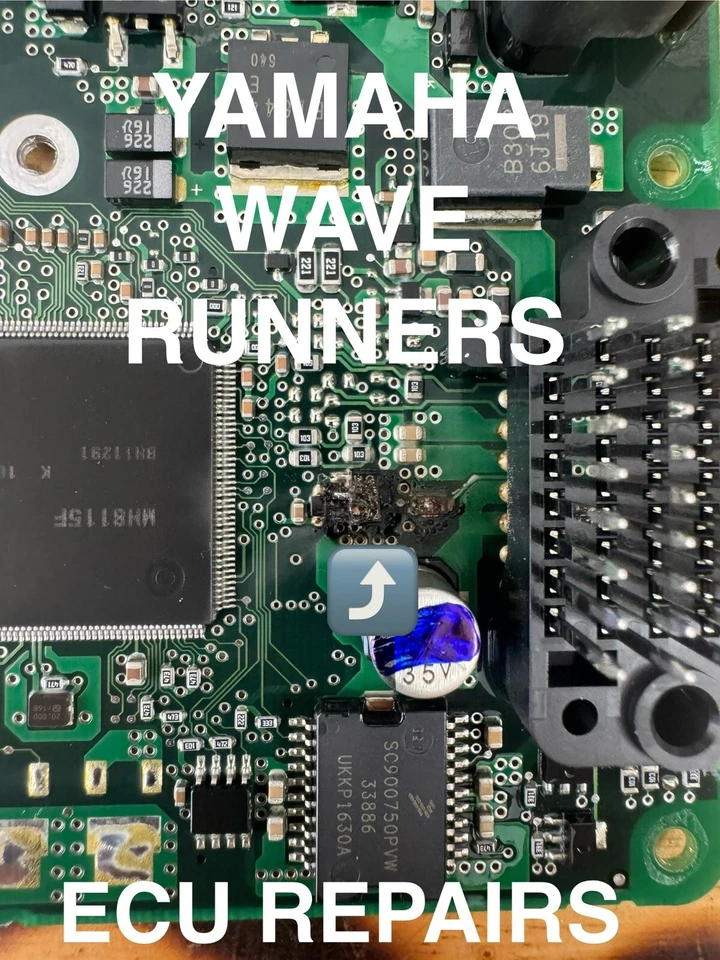 16-25YAMAHA EX VX VXR FX ECU COMPUTER CDI ECM CONTROL ELECTRONIC UNIT REBUILD - Image 1 of 4