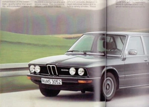 1979 BMW E12 5 SERIES 518 520 525 and 528i Prestige 42p Brochure in English - Picture 1 of 5