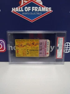 1956 WORLD SERIES GAME 5 TICKET STUB YANKEES VS DODGERS PSA PR1 DON LARSEN PG! - Picture 1 of 3