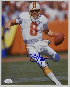 Autógrafo de Steve Young JSA firmado 8 x 10 foto fútbol americano Tampa Bay Bucs - Imagen 1 de 2