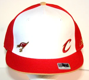 Cappello berretto squadra vintage Cleveland Cavaliers Cav's Reebok aderente nuovo NOS taglia 7 1/4 anni 2000 - Foto 1 di 4