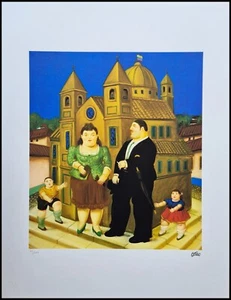 FERNANDO BOTERO * In front of... * 65 x 50 cm * Lithografie * limitiert # 25/300 - Picture 1 of 8
