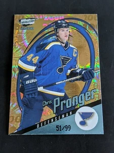 1999-00 PACIFIC REVOLUTION CHRIS PRONGER #124 #ed 51/99 SHADOW SERIES ST LOUIS - Picture 1 of 1