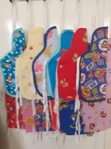 Childrens picture Aprons age 2-4, 5-6, age 7 + gingham aprons. Cotton. Washable - Picture 1 of 72