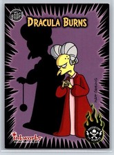 2001 Inkworks The Simpsons Mania Dracula Burns Treehouse of Horror #40