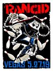 Rancid Las Vegas May 5, 2019 Punk Rock Bowling SIGNED & Numbered AP Gig Poster