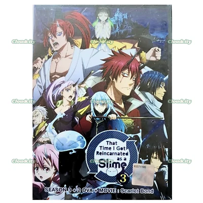 DVD Anime That Time I Got Reincarnated As A Slime Season 3 + 2OVA +Movie Eng Dub - Image 1 of 4