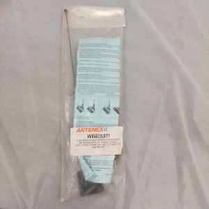 New Antenex WB8253TI 3DB Gain Black Window Mounted Antenna 14' RG58U Cable - Zdjęcie 1 z 3
