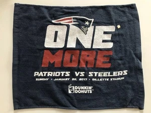 New England Patriots vs Pittsburgh Steelers Rally towel!! Super Bowl LI Champion - Picture 1 of 1