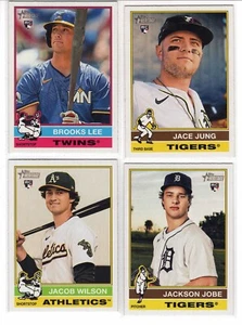 2025 Topps Heritage 4 Karten Rookie Lot - Bild 1 von 2