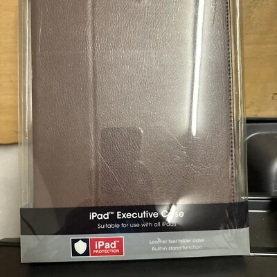 iBOX 79072HS Leather Case for All Gen iPad Built-in Stand Mechanism - Brown - Image 1 of 4