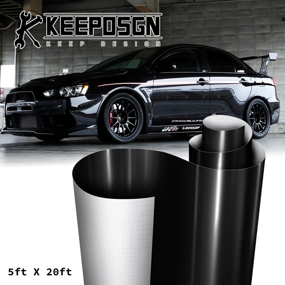 For Mitsubishi Car Paint Protect Vinyl Wrap Film Sticker Decal Sheet Roll Gloss Foto 1 de 4