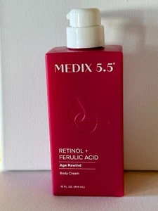 Medix 5.5 Retinol + Ferulic Acid Age Rewind Body Cream 15 Fl Oz - Picture 1 of 3