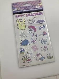 NEU Sanrio Halloween Hello Kitty 4 Blatt Sand Löwe Hologramm Aufkleber Neu in Verpackung - Bild 1 von 11