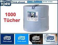 1000 Blatt TORK 130070 Papier Putztuch L340xB369mm blau 2-lagig Extra Stark
