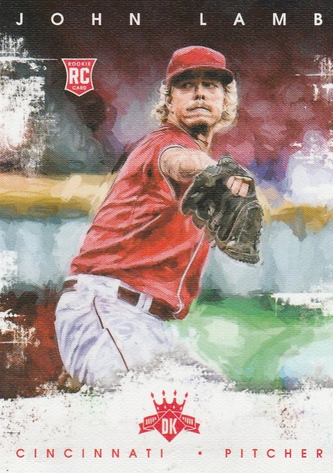 2016 DIAMOND KINGS JOHN LAMB P REDS #178 ROOKIE  - Image 1 of 1
