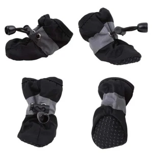 Nuevo 4 Piezas Mascota Perro Zapatos Antideslizantes Lluvia Nieve Bota Gruesa Cálida para Gatos Pequeños Perros P - Imagen 1 de 16