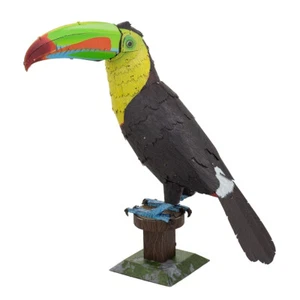 Fascinations Metal Earth KEEL-BILLED TOUCAN Bird 3D Steel Metal Model Kit ME1020 - Picture 1 of 7