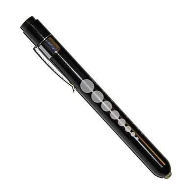 Professional Medical Pen Light & Pupil Gauge Pocket Torch w/Scale - Black or Red - Image 1 of 3