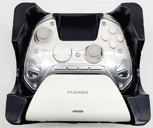 Manba One Controller di Gioco Wireless con Schermo Interattivo con Base di Ricarica, Bianco - Foto 1 di 9