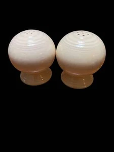 Fiesta Ware Vintage Salt and Pepper set in Ivory - Picture 1 of 4