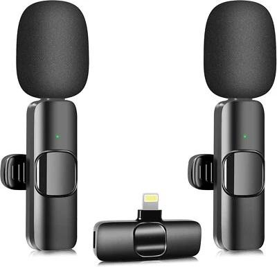 Wireless Lavalier Microphone For iPhone ipad - Image 1 of 4