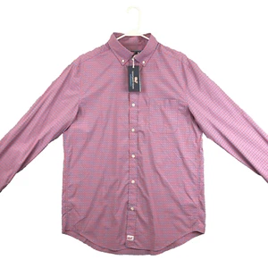 Vineyard Vines Performance klassische Passform Murry Hemd rot blau kariert Herren Medium - NEU - Bild 1 von 10