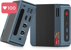 BOSGAME P3 Mini PC - Ryzen 7 6800H (Up to 4.7GHz) 24GB DDR5 RAM, 1TB PCIe 4.0 - Picture 1 of 12