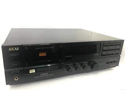 AKAI  GX-65 Stereo Cassette Deck 3 Head Vintage 1990 Refurbished WORK Good Look - Imagen 1 de 4