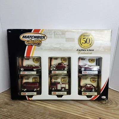 2001 Matchbox Collectibles 50th Anniversary Collection Exclusive 6 Cars Set 1:64 - Image 1 of 4
