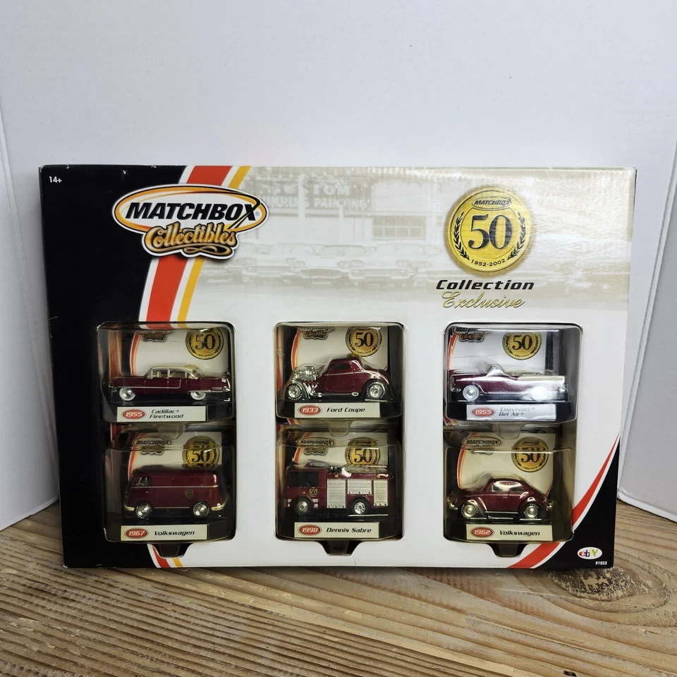 2001 Matchbox Collectibles 50th Anniversary Collection Exclusive 6 Cars Set 1:64 - Image 1 of 4