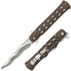 Cold Steel Ti-Lite Kris 4" AUS10A FDE Folding Knife 26SK4 - Picture 1 of 1