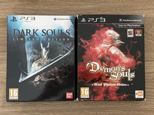 Demon’s Souls Black Phantom Edition & Dark Souls Limited Edition PS3 Complete - Picture 1 of 10
